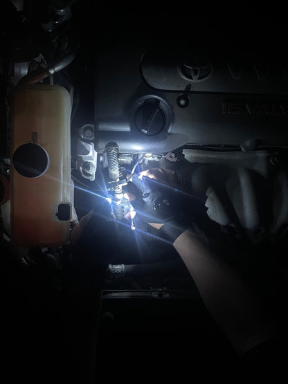 Torch Touch LED Lighted Half-Finger Gloves